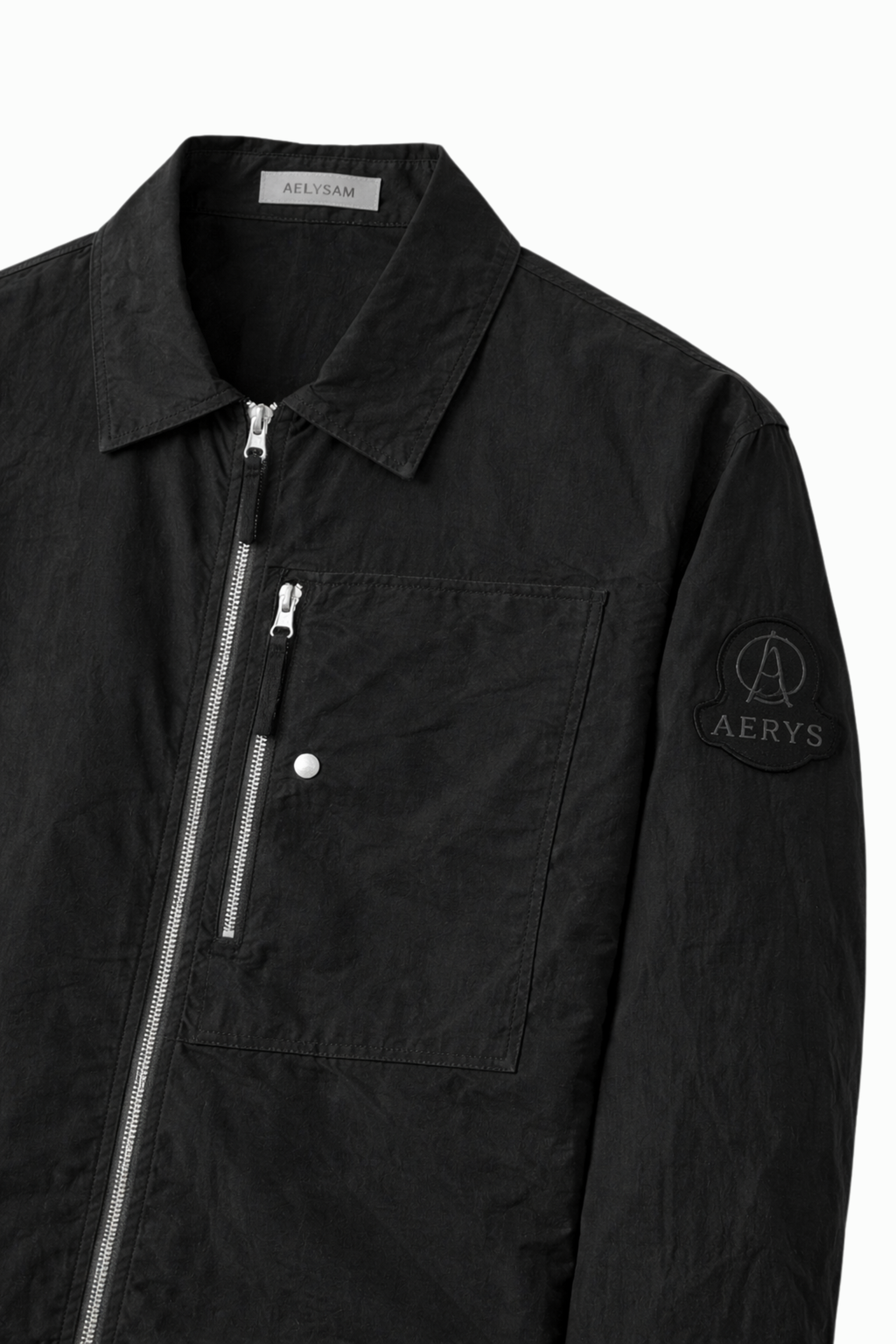 Zip-Up Overshirt